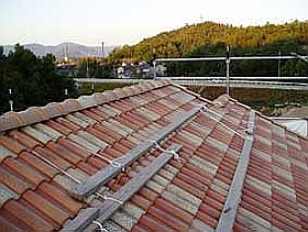 Ｆ型２山混ぜ葺き７